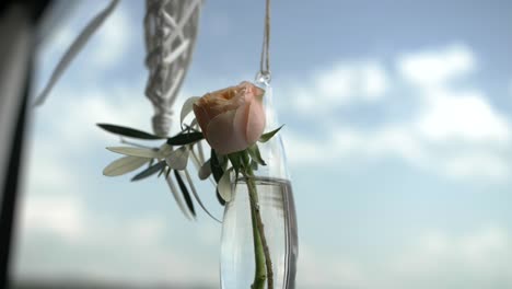 Wedding-decoration-hanging-in-wind