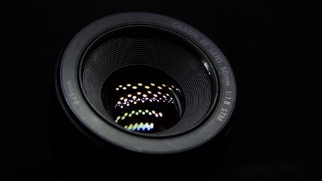 Nahaufnahme-Des-DSLR-Kameraobjektivs-Canon-50-Mm-F1