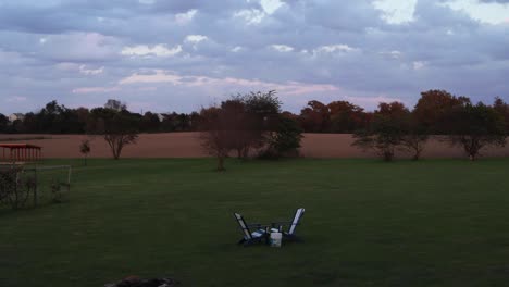 watching-a-sunset-overlooking-a-field