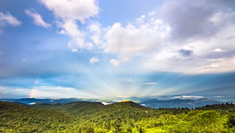 Time-lapse-Blue-Ridge-Mountains-Asheville-North-Carolina