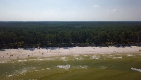 Baltic-Sea-beach-aerial-shot