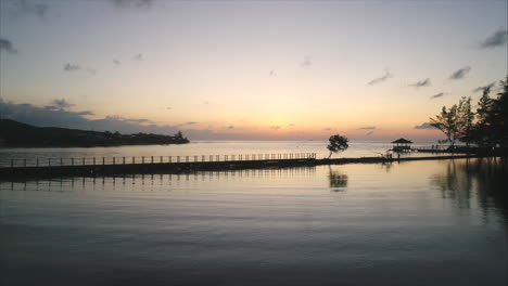 AERIAL:-Sunrise-in-caribbean-island-2