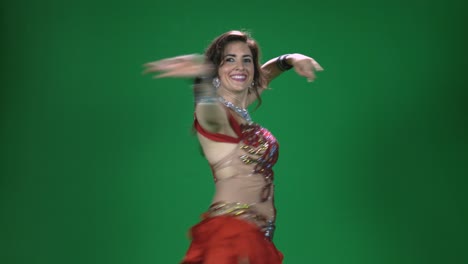 Bailarina-Del-Vientre-Parte-A-Con-Pantalla-Verde