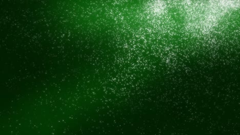 Partículas-De-Polvo-Animadas-Blancas-Y-Grises-Sobre-Un-Fondo-Verde-Oscuro-Con-Reflejos-Claros