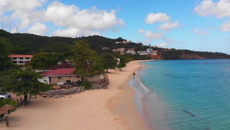 Epic-aerial-of-Gran-anse-beach-located-on-the-spice-island-of-Grenada