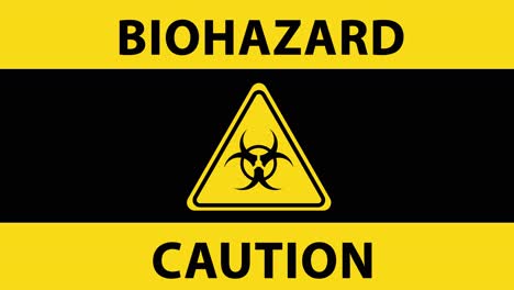 Yellow-biohazard-warning-with-biohazard-sign-in-triangle-and-caution-text