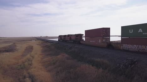 Fast-pan-follows-Canadian-Pacific-Rail-engines-as-they-pass-through