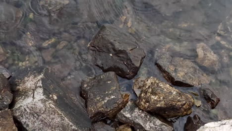 Clear-river-water-rolling-over-rocks--close-up
