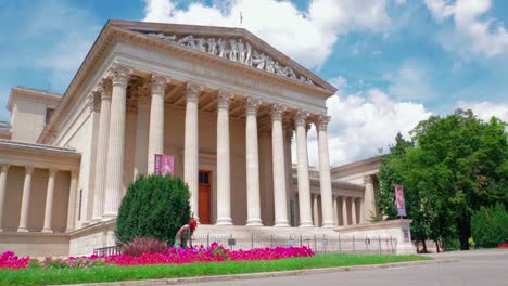 The-Hungarian-National-Museum,-has-the-largest-public-collection-in-Hungary