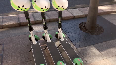 Brisbane-Lime-Scooters-on-footpath