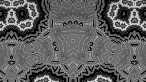 Kaleidoscope-Black-And-White-Loop