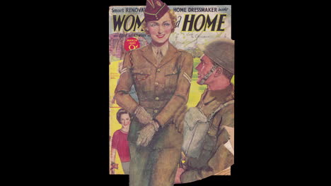 old-vintage-women-and-home-1943-magazine-front-page