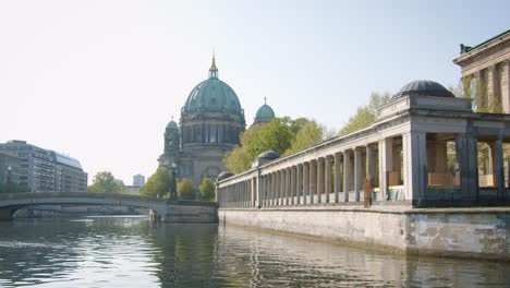 Morning-Scenery-of-Museum-Island-with-Berlin-Cathedral-and-Old-National-Gallery