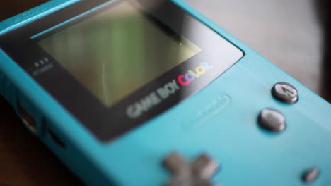 A-classic-vintage-retro-Nintendo-Gameboy-Color-and-Advance-SP-videogame-handheld-device