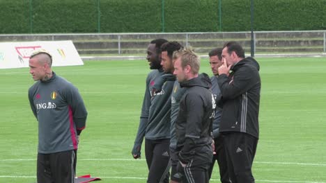 Romelu-Lukaku-has-fun-during-soccer-training-with-Belgian-national-team
