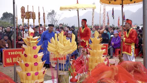 Long-Tong-festival-is-held-in-Bac-Son-town,-Lang-Son-province,-Vietnam