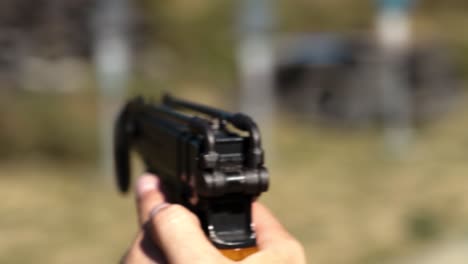 Pistola-Cz-Scorpion-61-7,65-Browning-Puntería