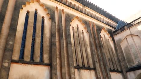 Establisher-pan-of-Christ-Church-Anglican-Cathedral-exterior-facade-in-Zanzibar