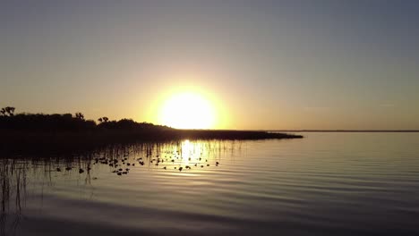 Sonnenuntergang-über-Dem-Florida-Lake