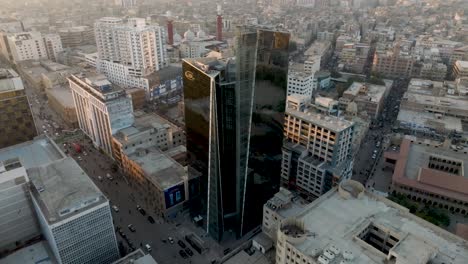 Aerial-View-Of-UBL-Bank-Head-Office-Karachi