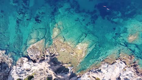 Drone-on-Calafuria-reef-in-Leghorn,--Tuscany