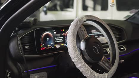 Dashboard-of-a-Mercedes-AMG-in-the-garage