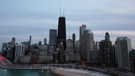 Chicago-from-North-Avenue-Beach-in-the-winter