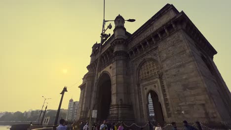 A-side-angle-shot-of-the-Monument-Gate-way-of-India-Mumbai
