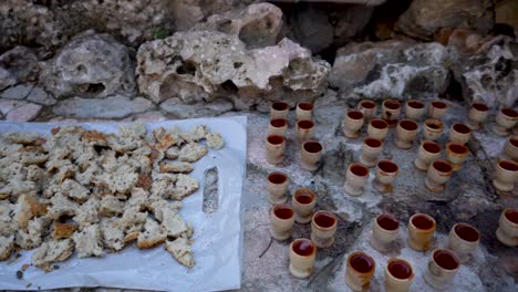 communion-wine-and-bread-on-mount-of-olives