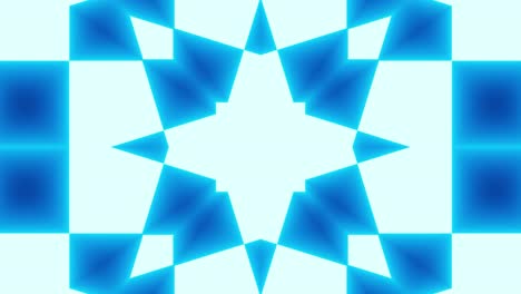 Geometrical-blue-patterns-changing-fast-with-a-stroboscopic-effect