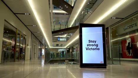 Leeres-Einkaufszentrum-In-Melbourne-Während-Der-Sperrung-Des-Coronavirus