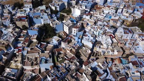 Luftaufnahme:-Blaue-Stadt-Chefchaouen-In-Marokko
