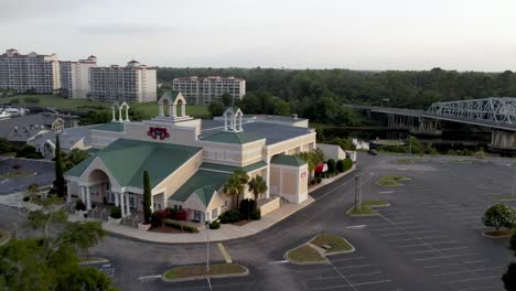 aerial-over-the-alabama-theatre-in-north-myrtle-beach-sc,-south-carolina