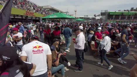 Mexican-fans-supporting-encouraging-their-idol-sergio-checo-perez-wearing-flags-and-cheering-at-the-F1-GP-Grand-Prix-in-Mexico-City-race-track