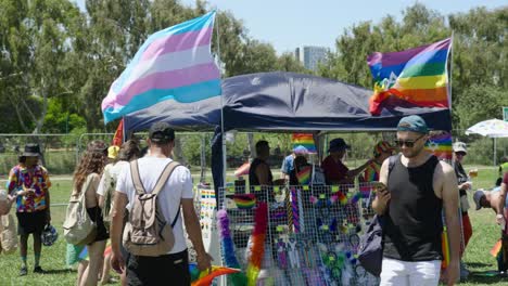 People-are-celebrating-LGBT-cultures-in-Pride-parade-at-Tel-aviv,-Israel