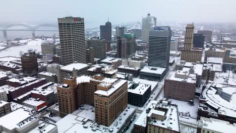 Record-Snowfall-in-Memphis,-Tennessee