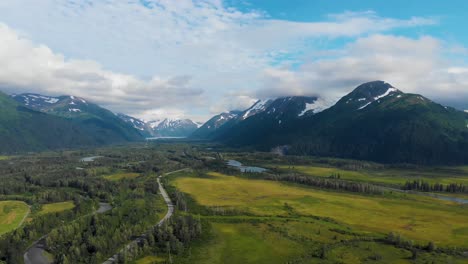 4K-Video-of-Portage-Glacier,-Alaska