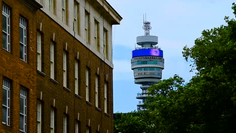 BT-Tower-Dreht-Sich-Im-Zentrum-Von-London