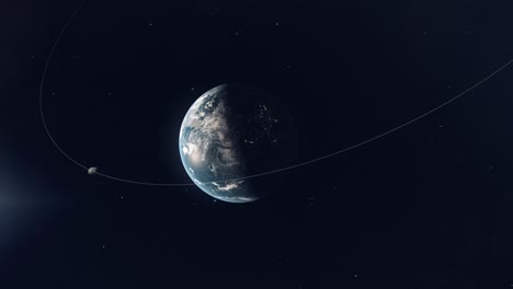 Asteroid-Close-Approach-to-Earth-with-Trajectory