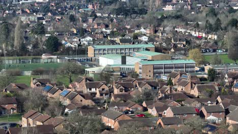 English-Comprehensive-Secondary-School-UK-Aerial-View