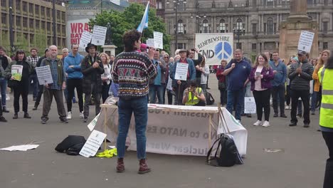 A-young-protester-talks-at-a-Pro-Ukraine-rally-in-Glasgow