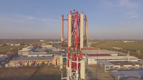 Umlaufbahn-Um-Einen-GSM-Turm