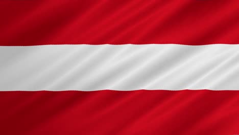 Flagge-Österreichs-Weht-Im-Hintergrund