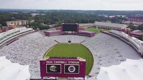 Aerial-reveal-of-Doak-Campbell-Stadium-at-Florida-State-University