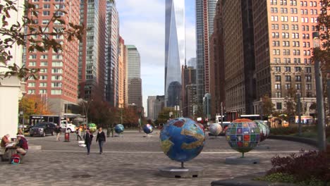 One-World-Trade-Center-in-Lower-Manhattan,-New-York-City,-USA