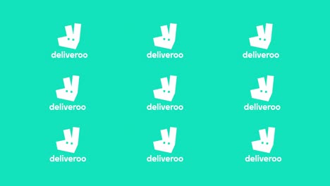 Multiple-Deliveroo-icons-on-typical-green-colored-background