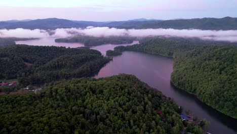 high-aerial-over-watauga-lake-in-east-tennessee,-a-tva-reservoir,-tennessee-valley-authority