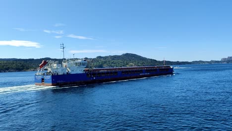 Russian-general-cargo-vessel-named-Pola-Yarvara-from-Pola-Group-is-transiting-Norwegian-waters-close-to-Bergen---Registered-in-St
