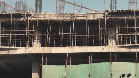 Scaffolding-On-Building-Construction-Site-In-Karachi
