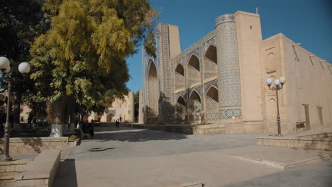Bukhara-city,-Uzbekistan-Nadir-Divanbegi-Madrassa-Built-in-1622